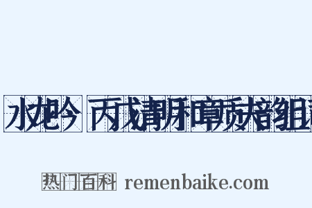 水龙吟·丙戊清明和章质夫韵组词是什么意思的图片
